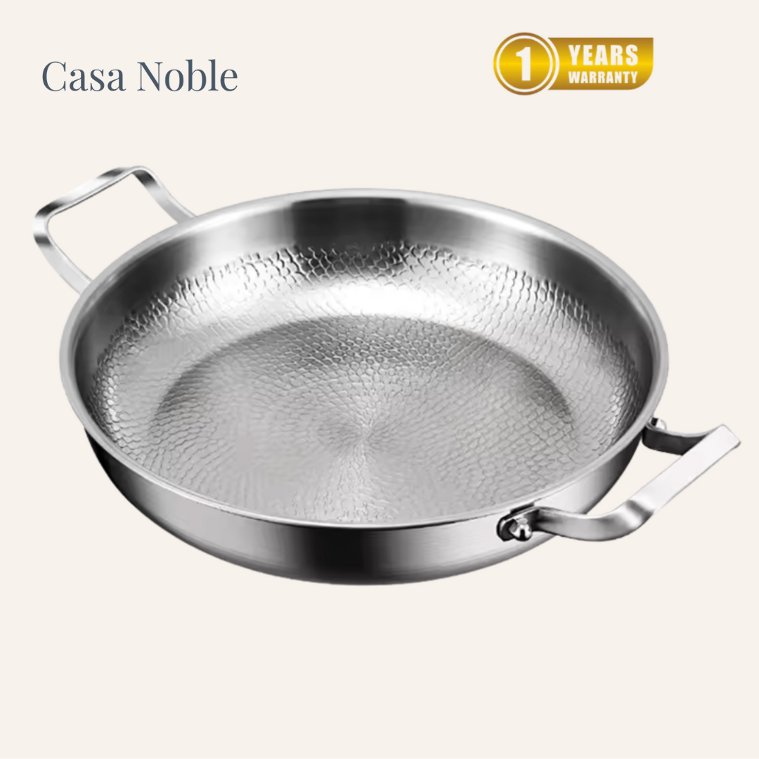 Sartén de titanio con dos asas