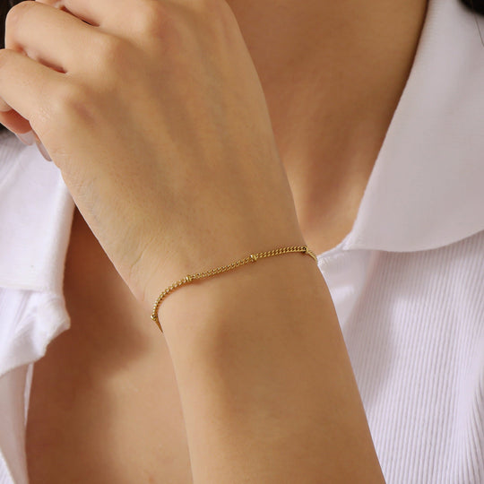 Gullhúðað armband