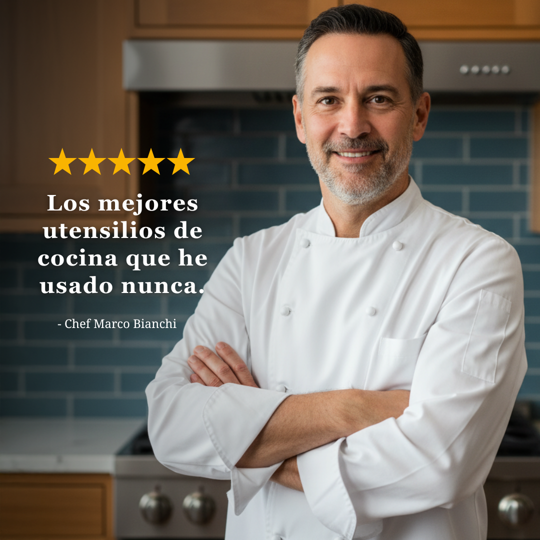 Sartén martillada de titanio