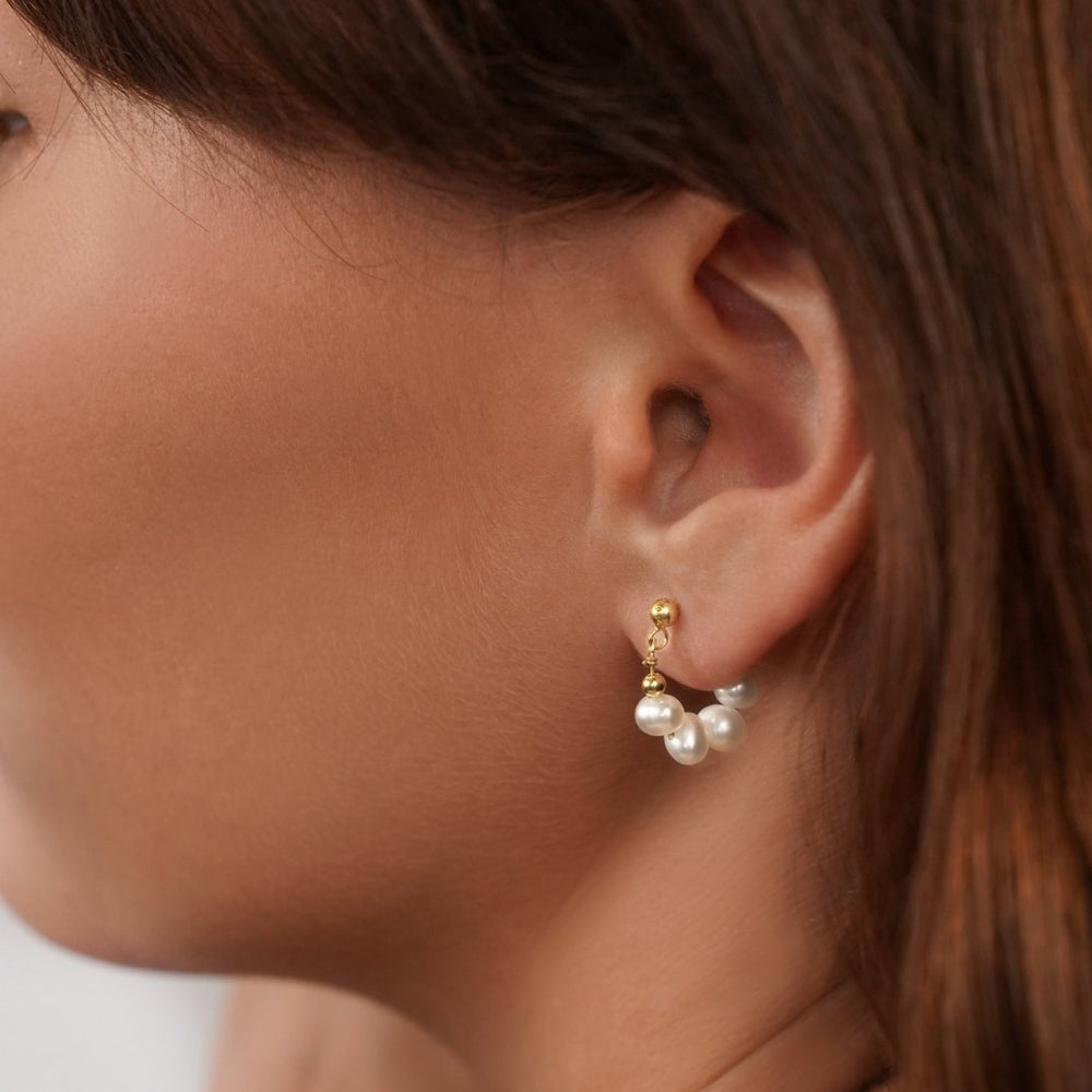 Celine perluhringlaga eyrnalokkar