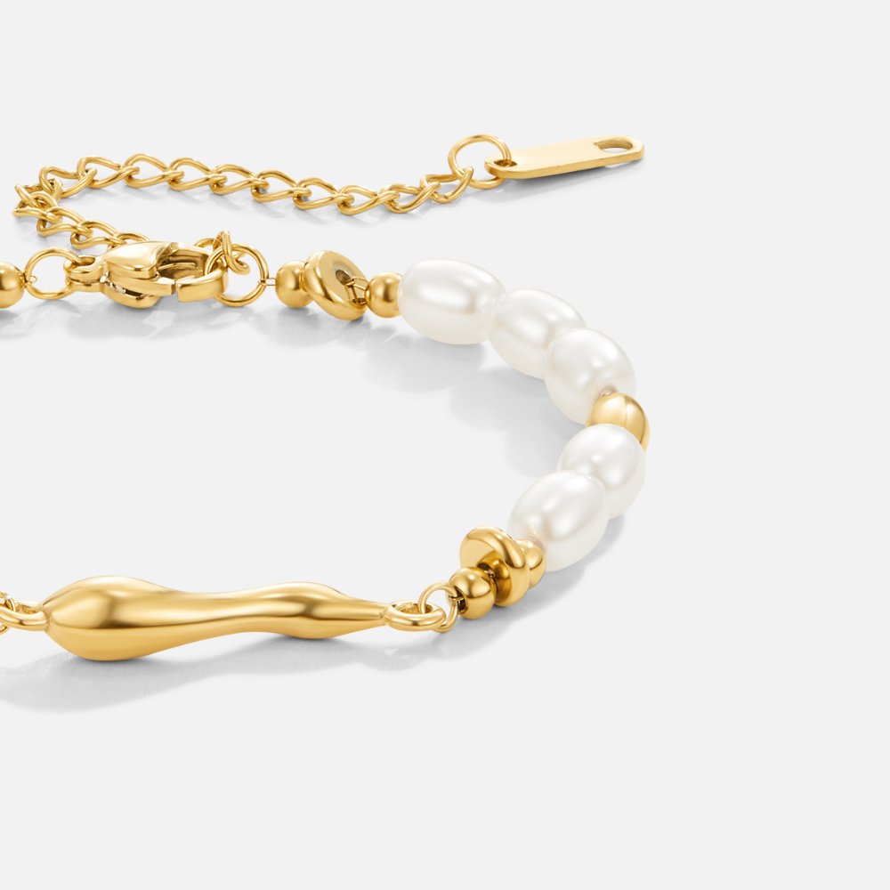 Lovina ferskvatnsperluarmband
